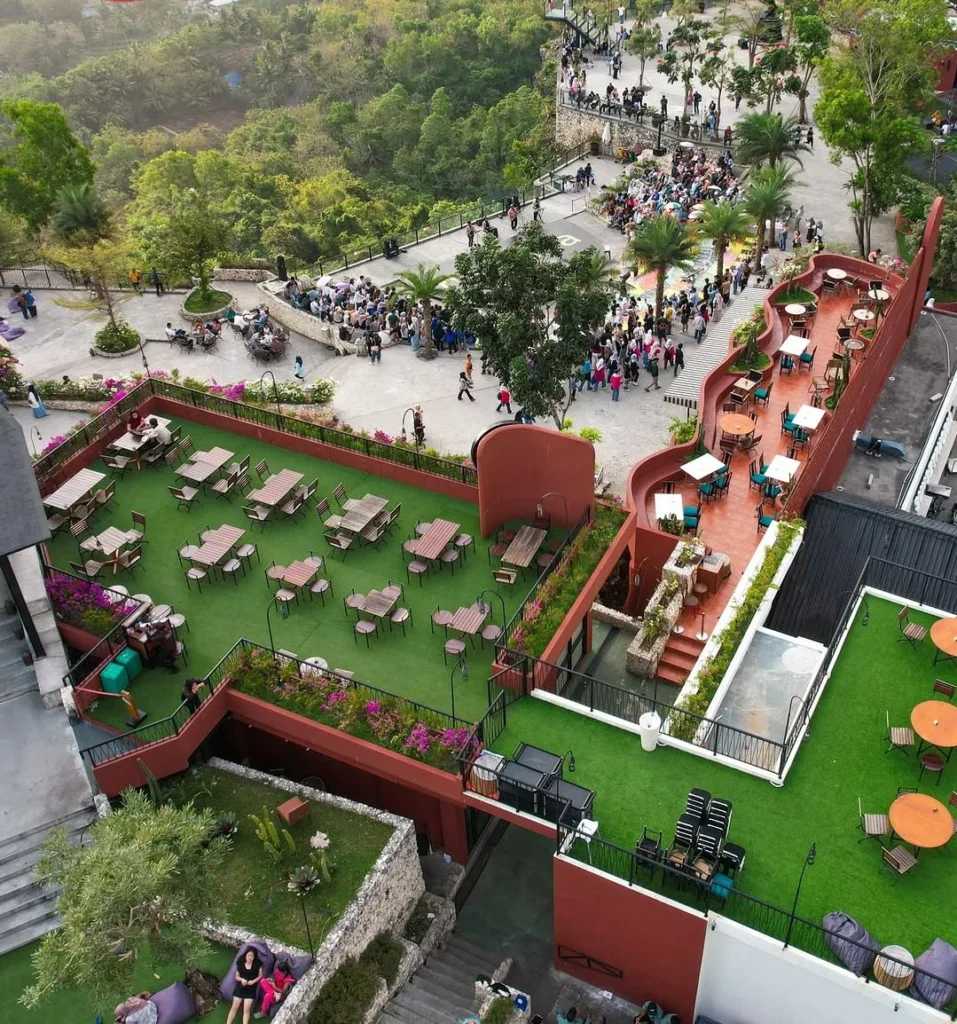 Obelix Sea View: Menikmati Sunset Berkelas di Atas Tebing Samudra 3 Spot foto Obelix Sea View